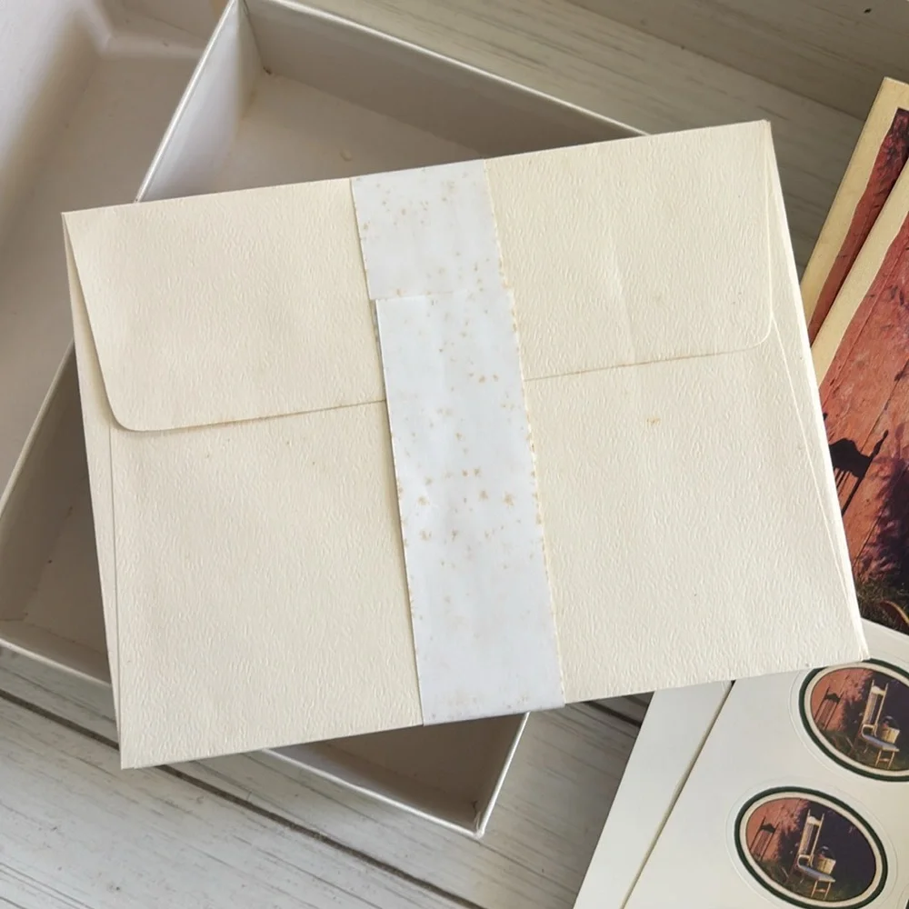 Vintage Bookmark Deluxe Note Cards Sitting In The Sun by Ned Young 16 Pieces
